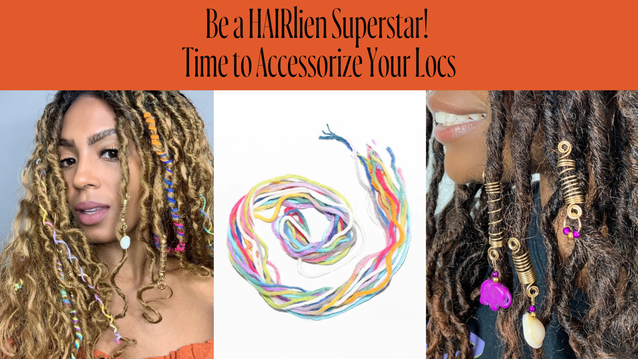 How to accessorize your dreadlocks