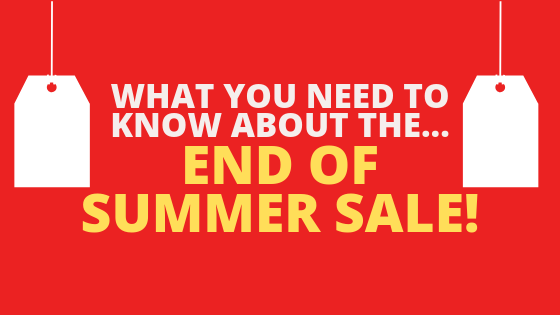 END OF SUMMER SALE FAQ'S