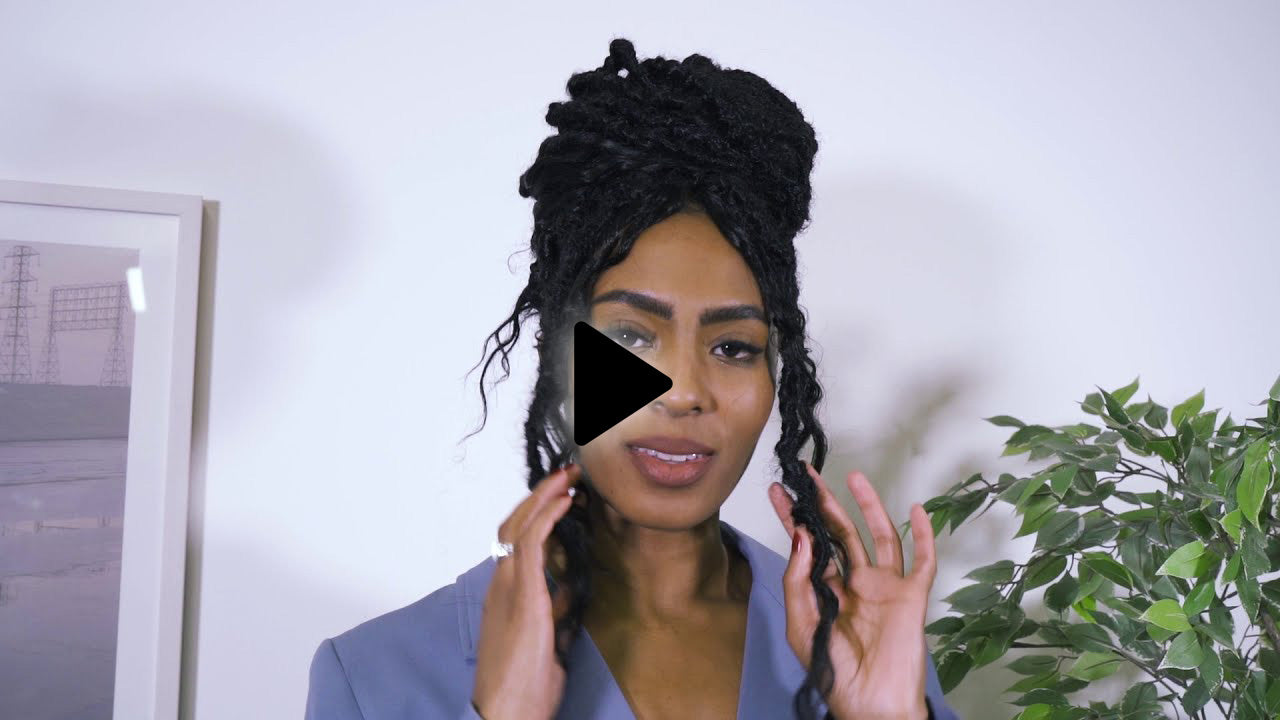 How to style distressed locs