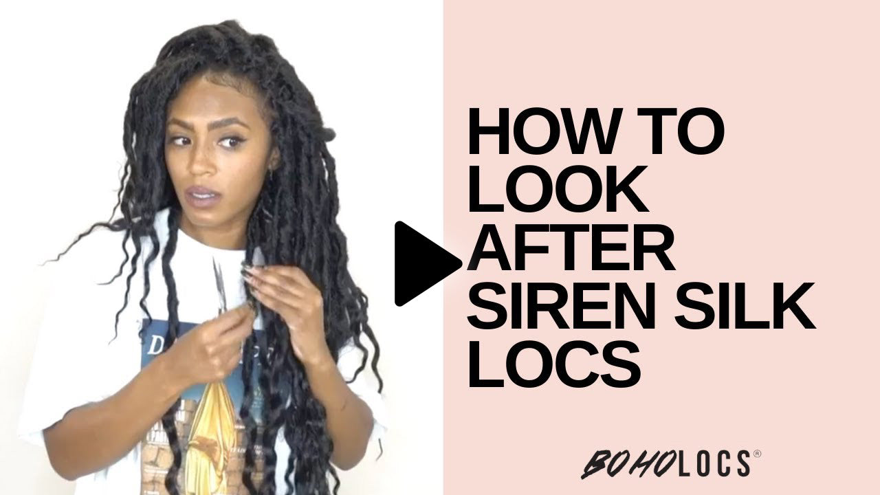 How to maintain silk locs