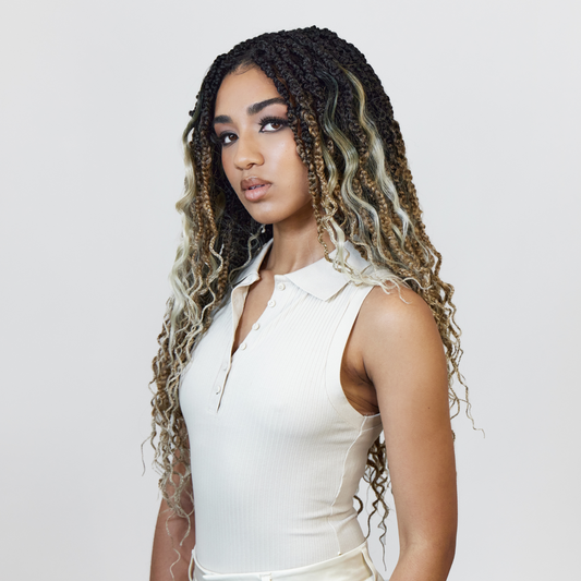 Boho Goddess Braids in Lit 22"®