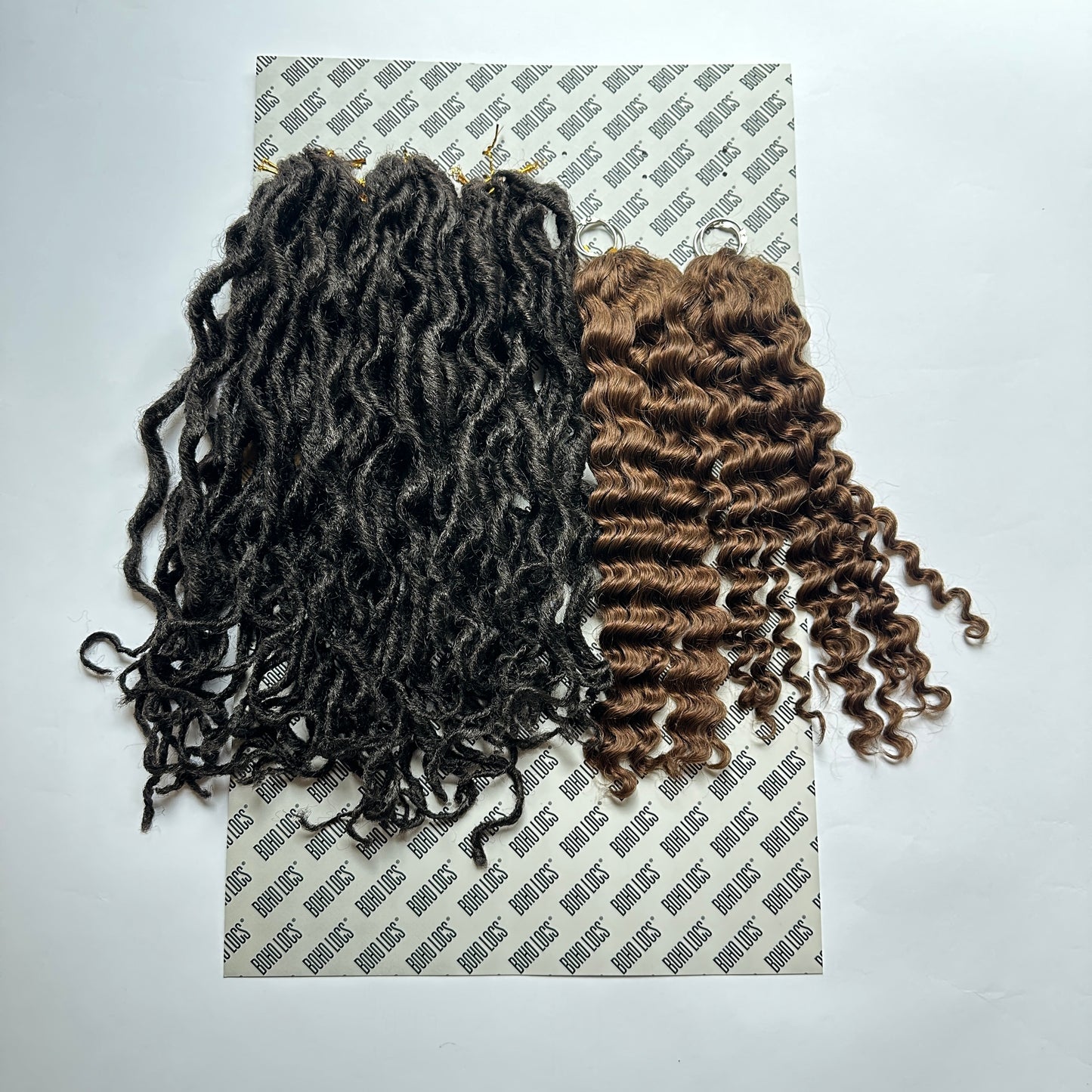 Boho Human Hair Mermaid Locs in Chocolate Caramel 14"®