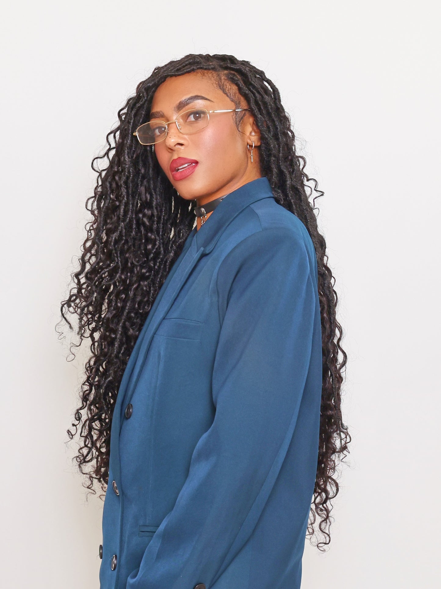 Boho Human Hair Mermaid Locs in Midnight 22"®