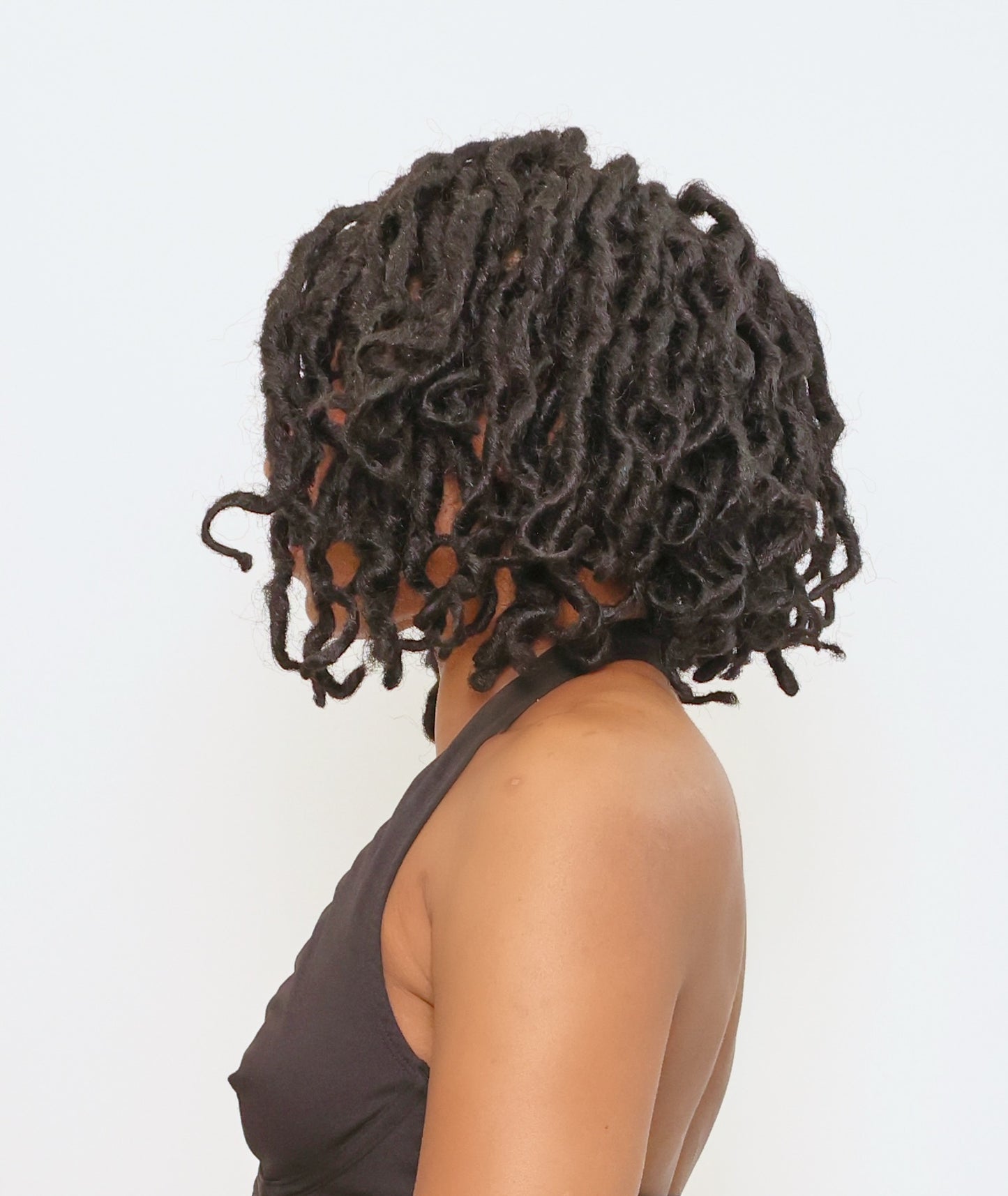 Boho Short Goddess Bob in Midnight