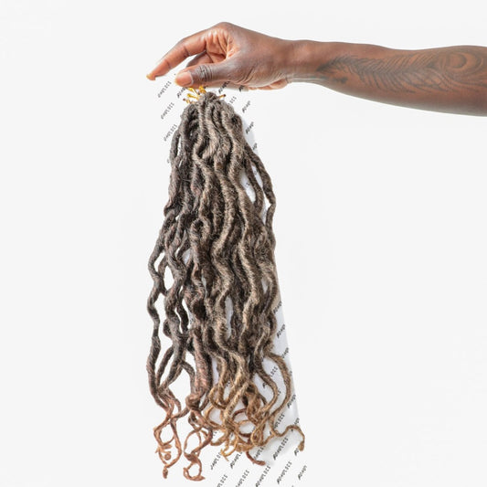 Boho Goddess Locs in Bey-Blonde/Bronde 14"® - Single Pack