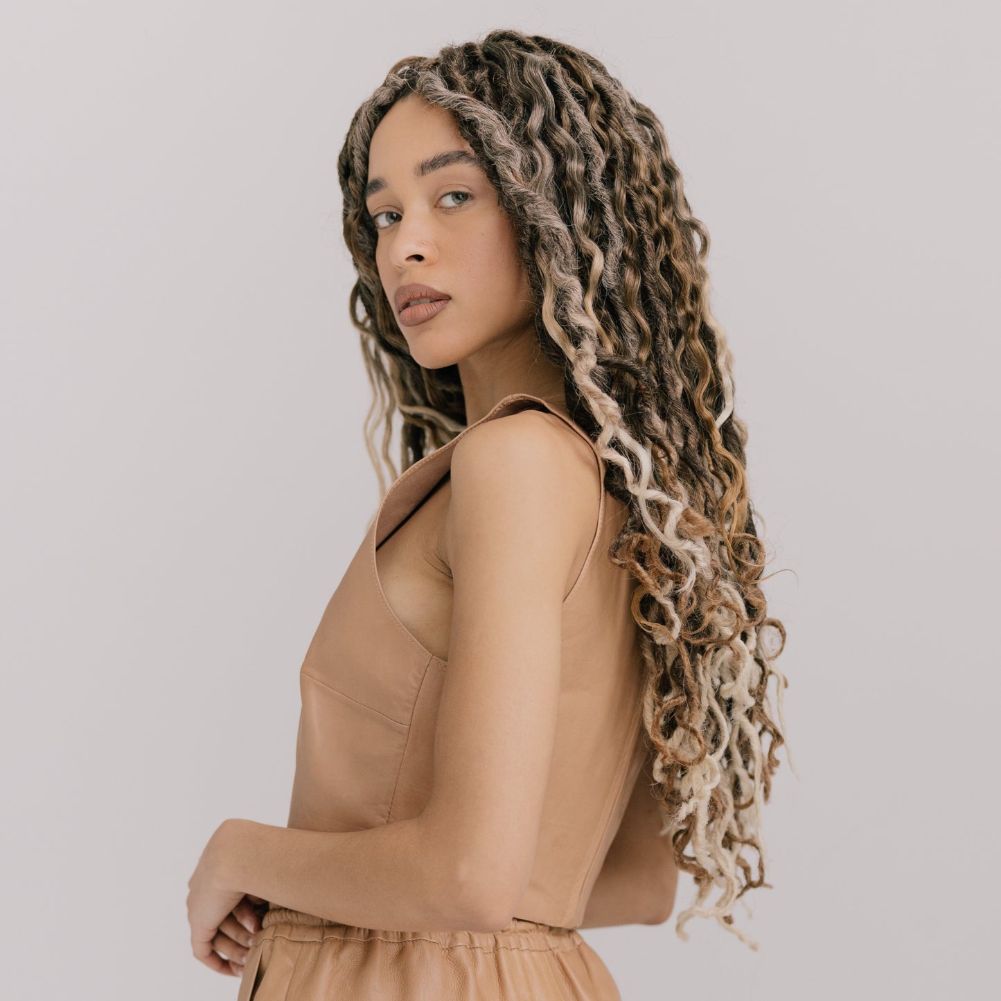 Boho Mermaid Locs in Iced Latte 22"®