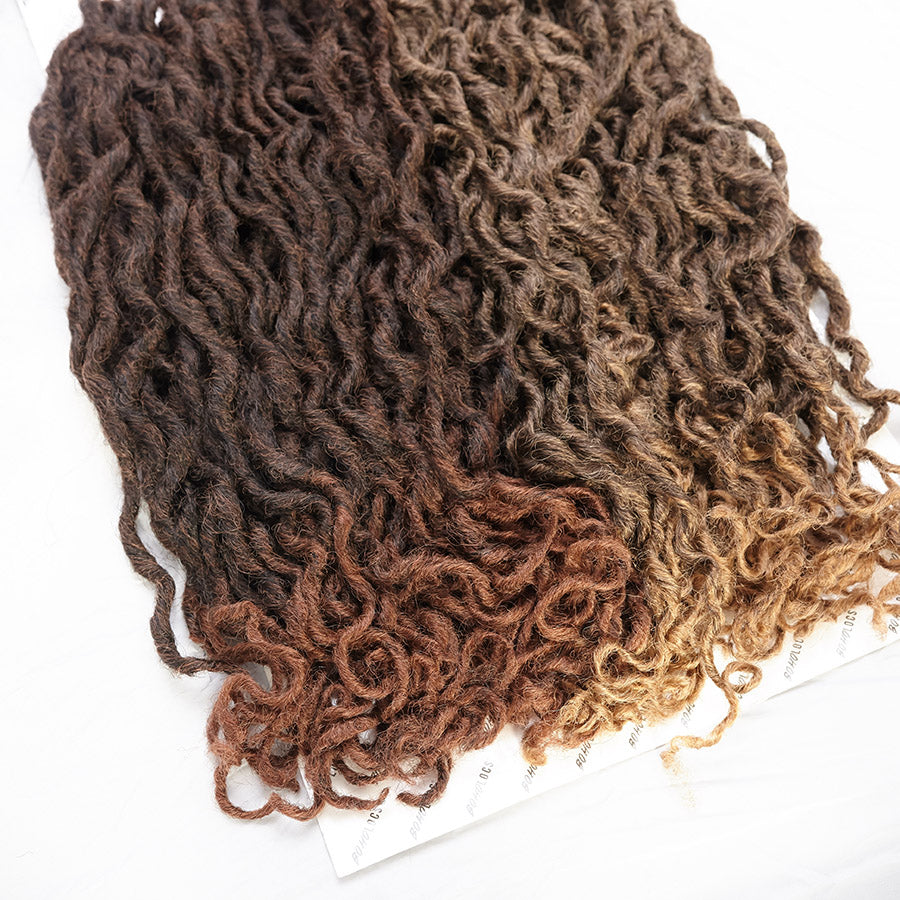 Boho Goddess Locs in Bey-Blonde/Bronde 22"®