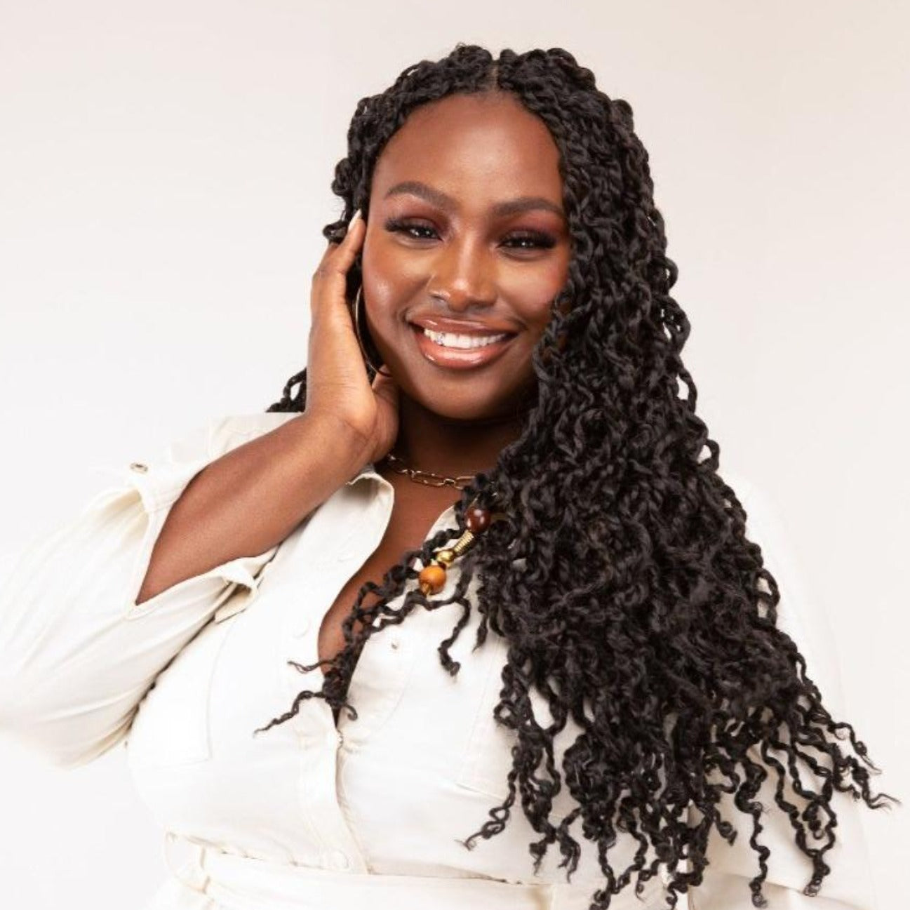 Boho Majesty Passion Twists in Naturel 18"®