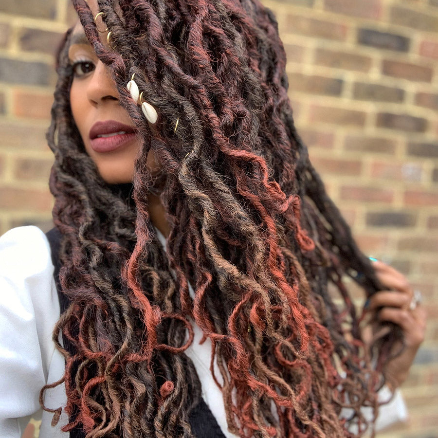 Boho Goddess Locs in Autumn Leaves 22"®