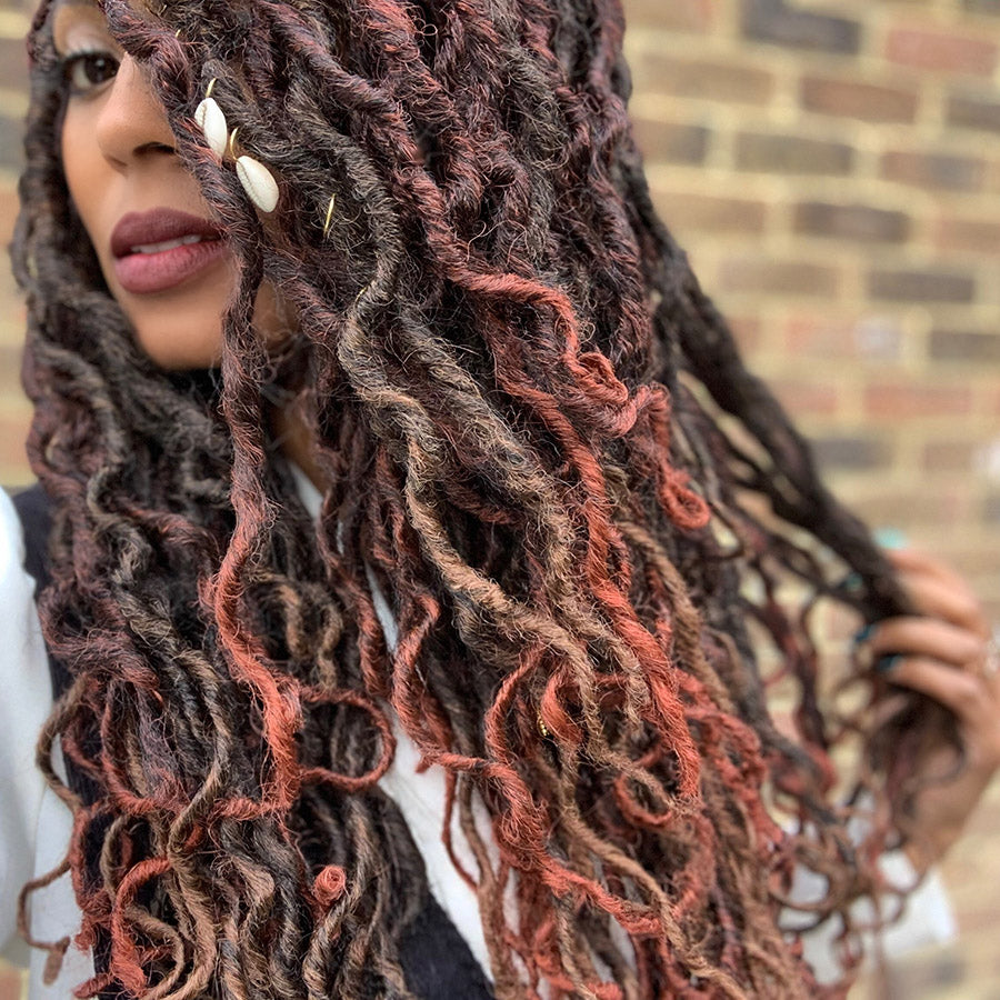 Boho Goddess Locs in Autumn Leaves 22"®