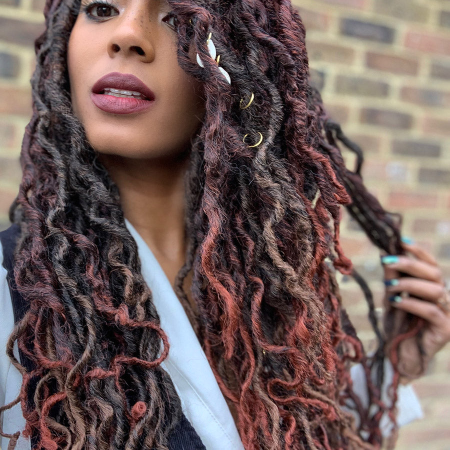 Boho Goddess Locs in Autumn Leaves 22"®