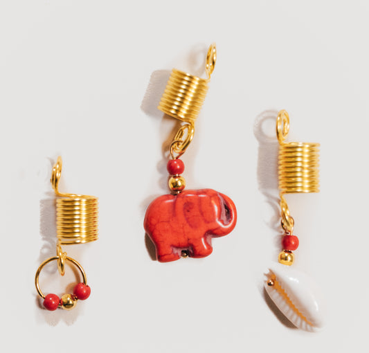 RED ELEPHANT JEWEL SET