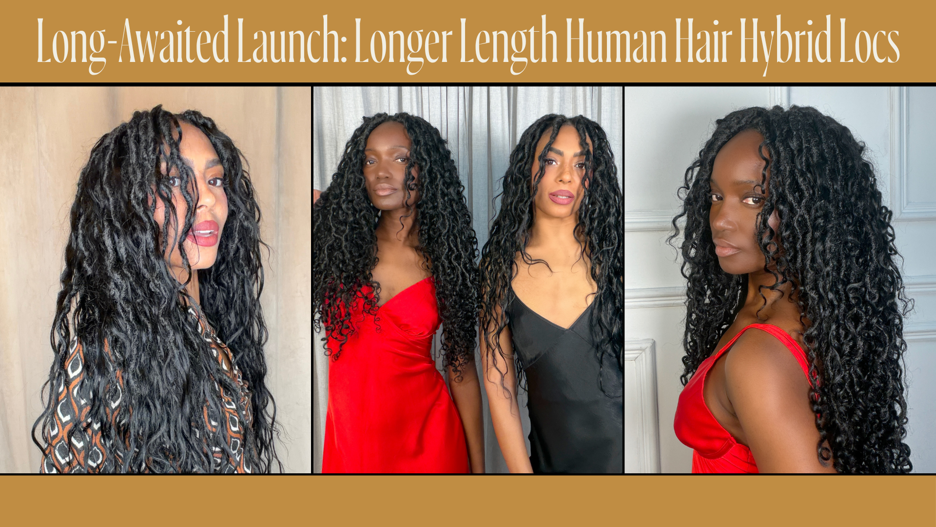 Long-Awaited Launch: Longer Length Human Hair Hybrid Locs