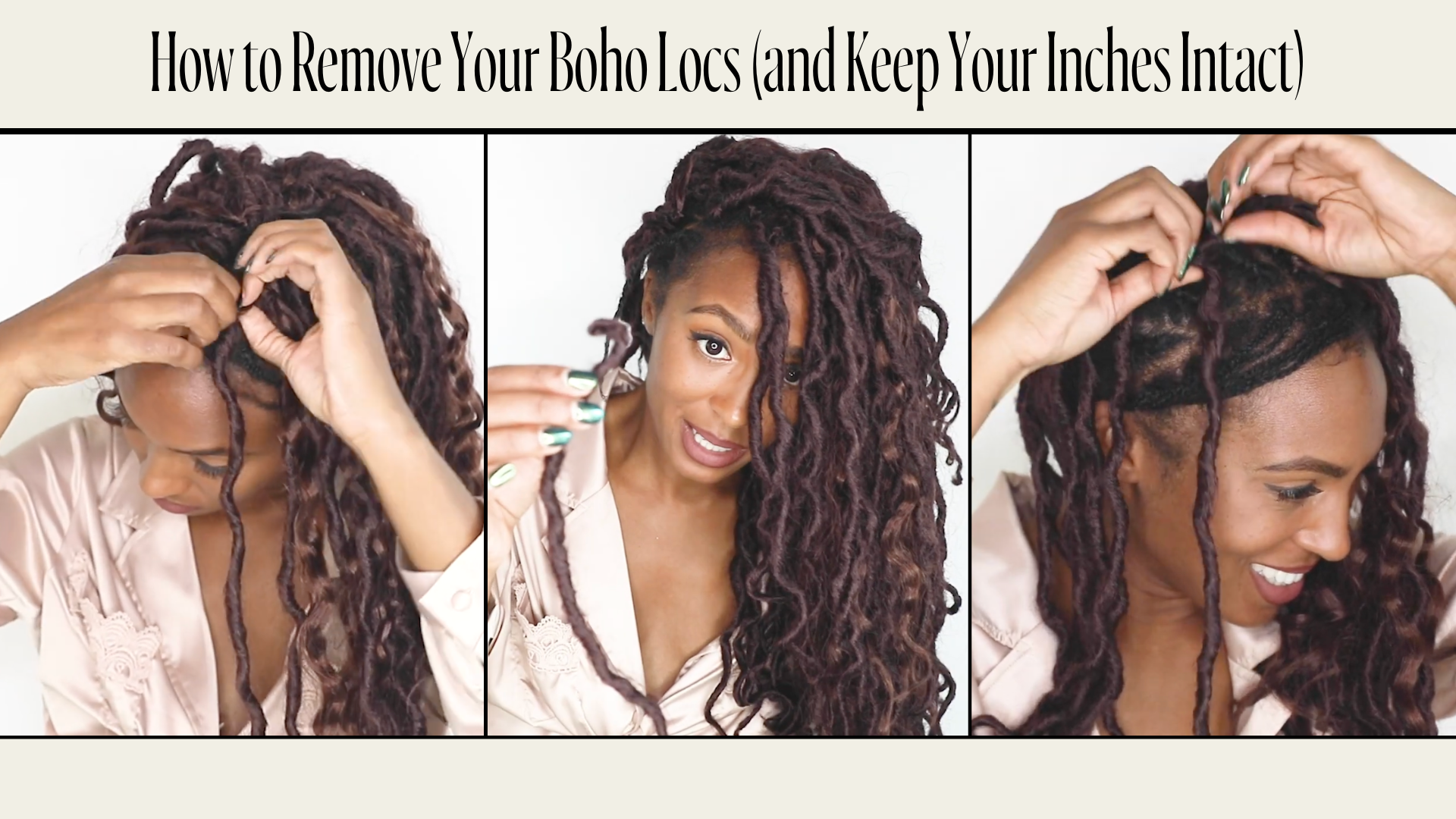 How to Remove Your Boho Locs (and Keep Your Inches Intact)