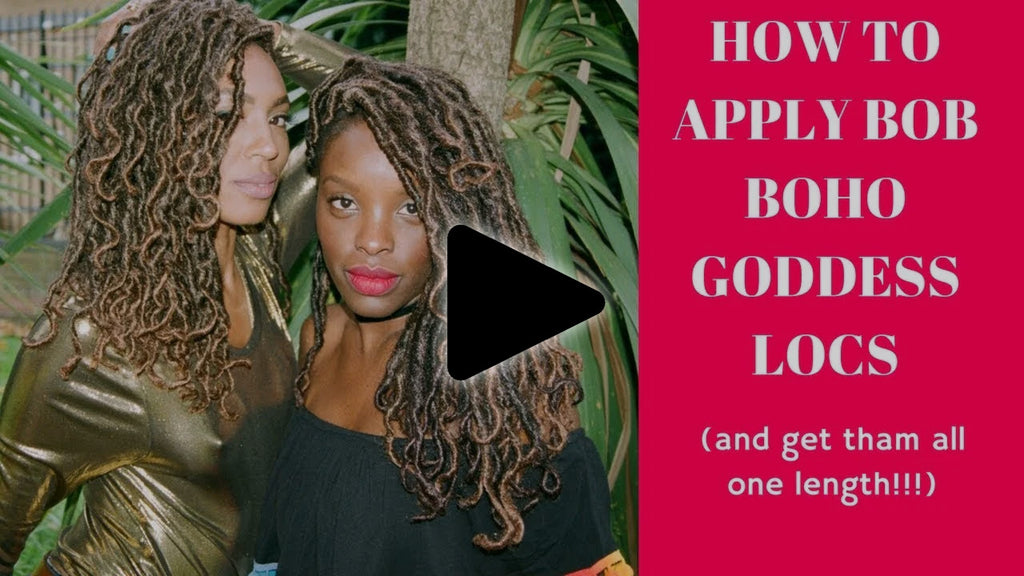 How to apply Boho Bob Locs