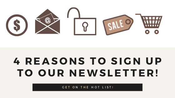 4 Reasons you NEED to sign up the newsletter