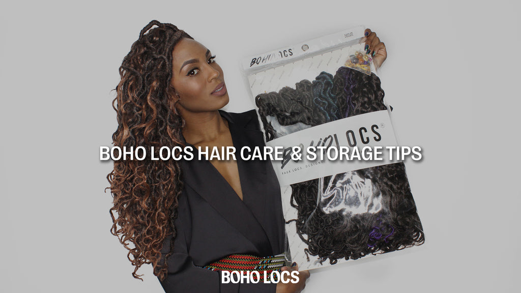 Boho Locs Hair Care And Storage Tips