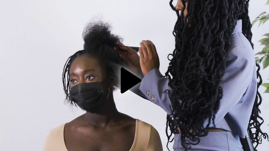 How to install distressed locs