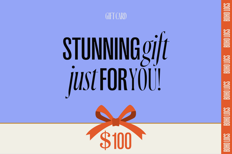 Boho Locs Gift Card 100$