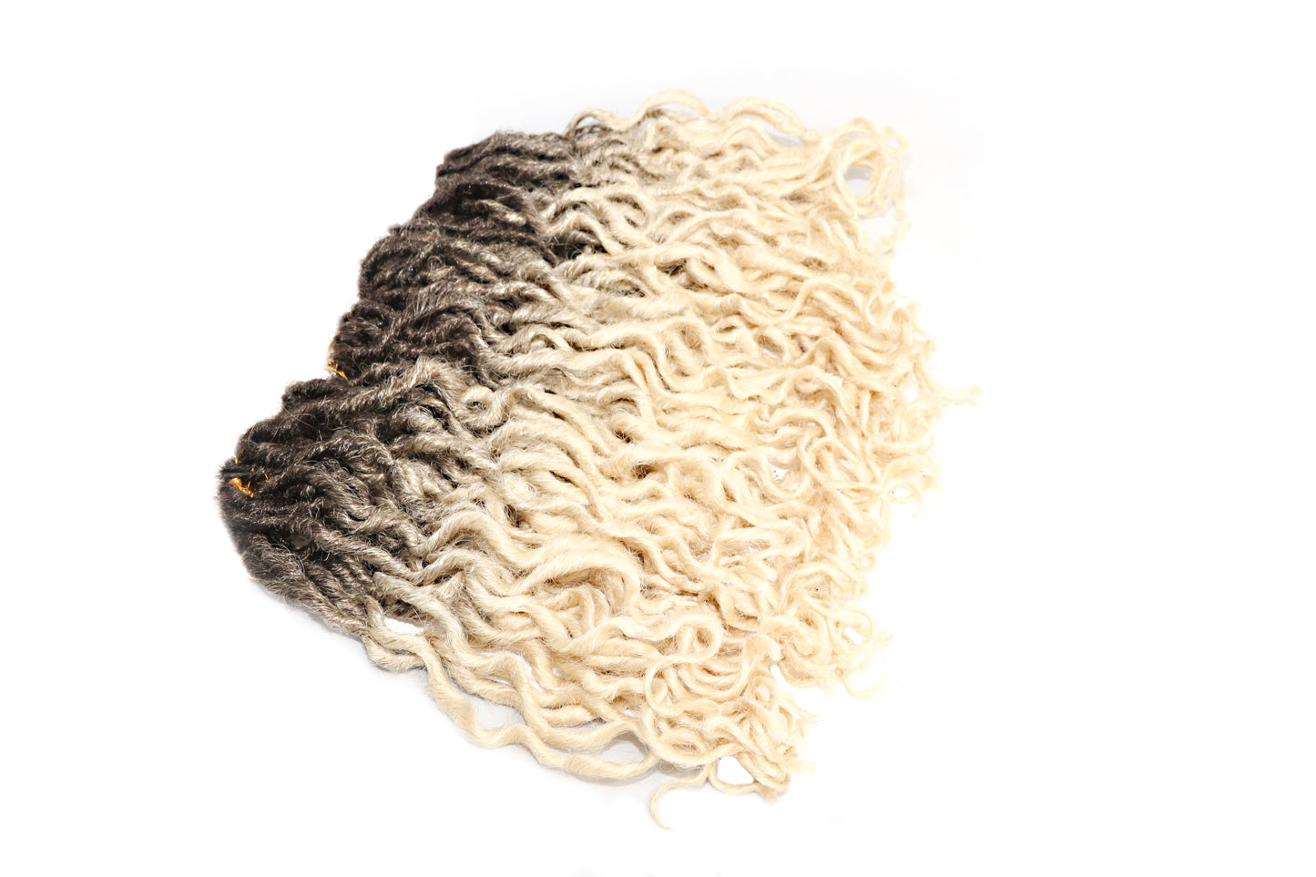 Beach Locs in Hot Ice 14"