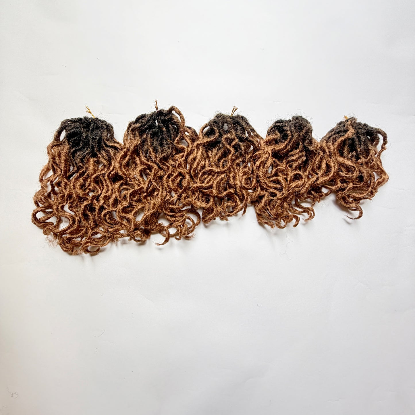 Boho Short Beach Locs in Hot Fudge 6"