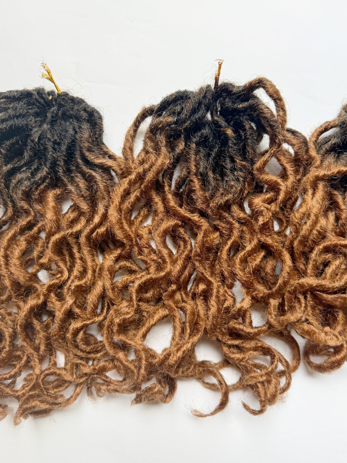 Boho Short Beach Locs in Hot Fudge 6"