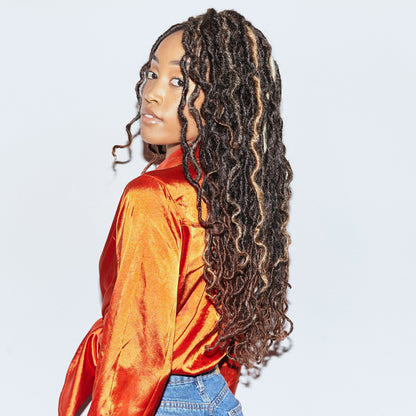 Boho Goddess Highlights in Blonde 22"® - Single Pack