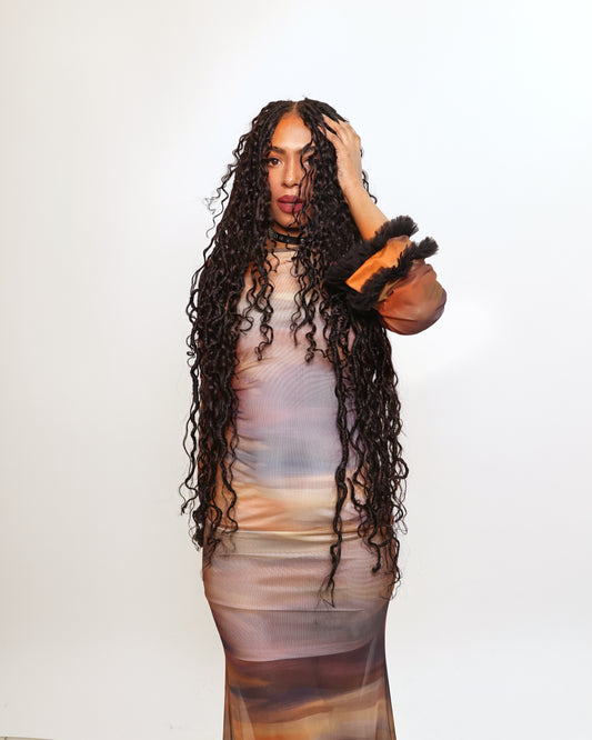 Boho Human Hair Mermaid Locs in Midnight 22"®