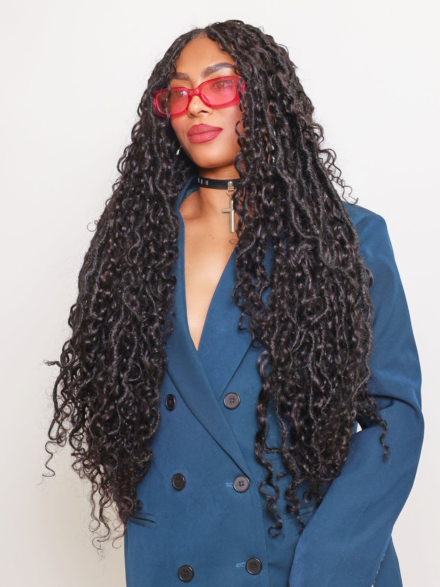 Boho Human Hair Mermaid Locs in Midnight 22"®