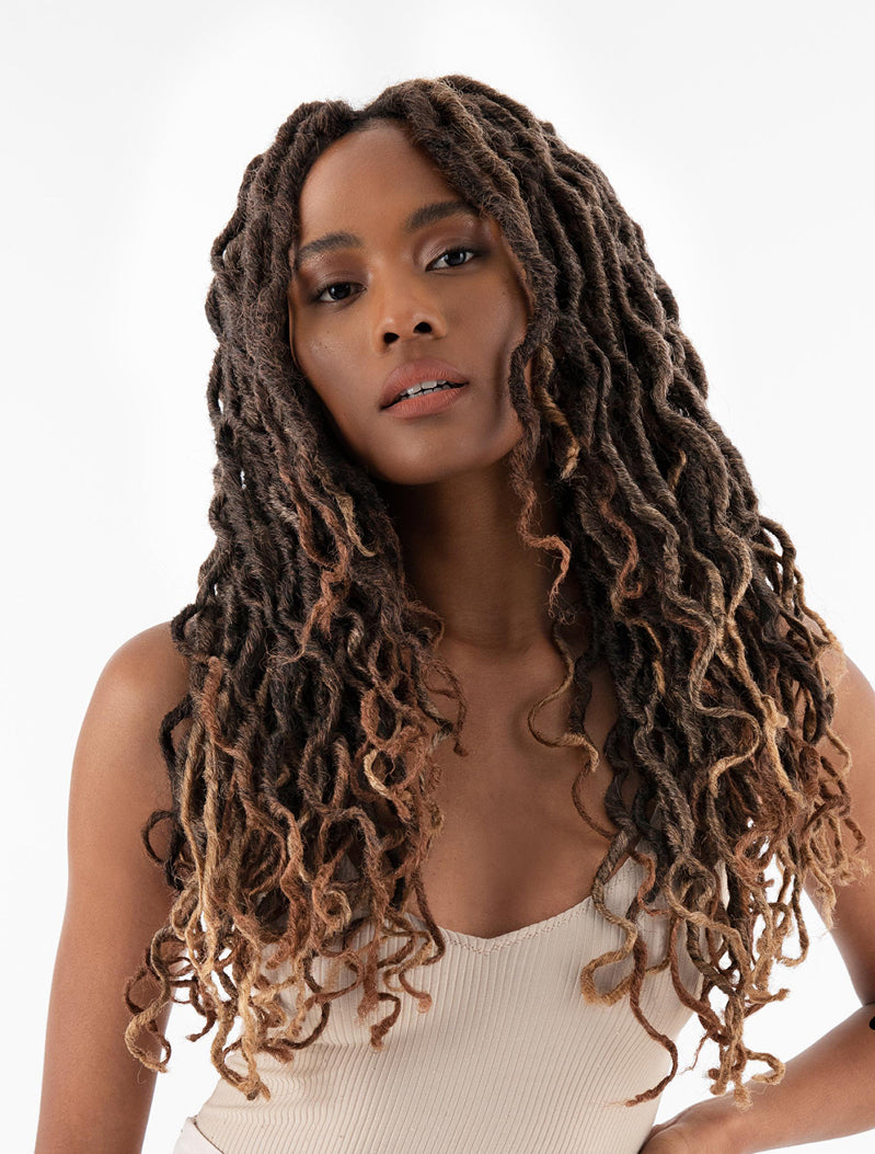 Boho Goddess Locs in Chocolate 22"® - Single Pack