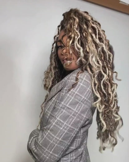 Boho Mermaid Locs in Iced Latte 22"®