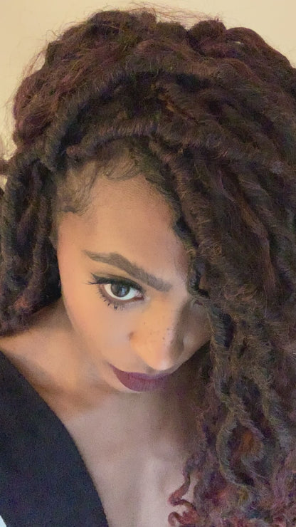 Boho Mermaid Locs in Autumn Leaves in 22"®