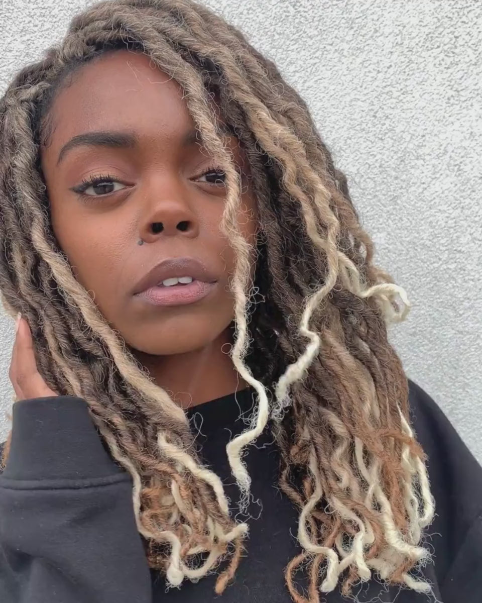 Boho Goddess Locs in Iced Latte 14