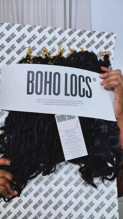 Boho Mermaid Locs in Midnight 14"®