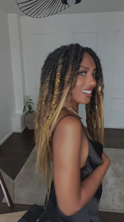 Boho Silk Locs in Bronde 24"®