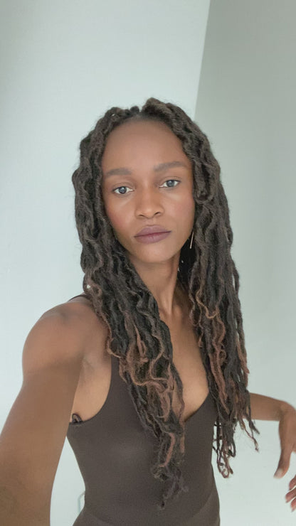 Boho Goddess Locs in Choc/Bronde 22"®