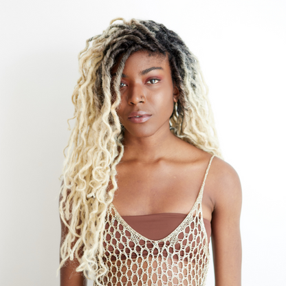 PLATINUM BLONDE FAUX LOCS