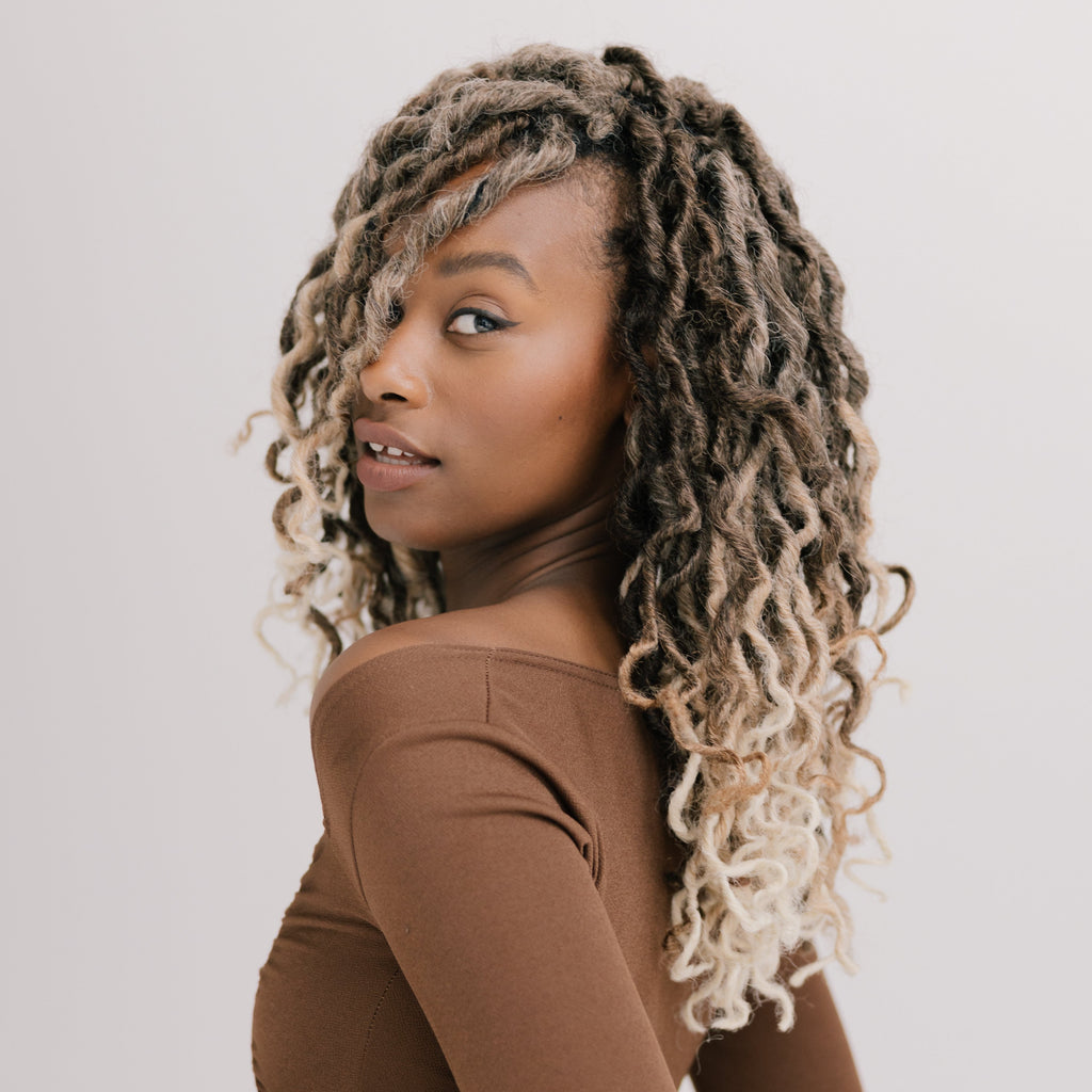 Boho Goddess Locs in Iced Latte 14"®