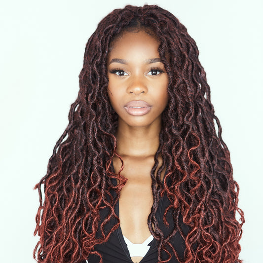 Boho Goddess Locs in Flames® 22"