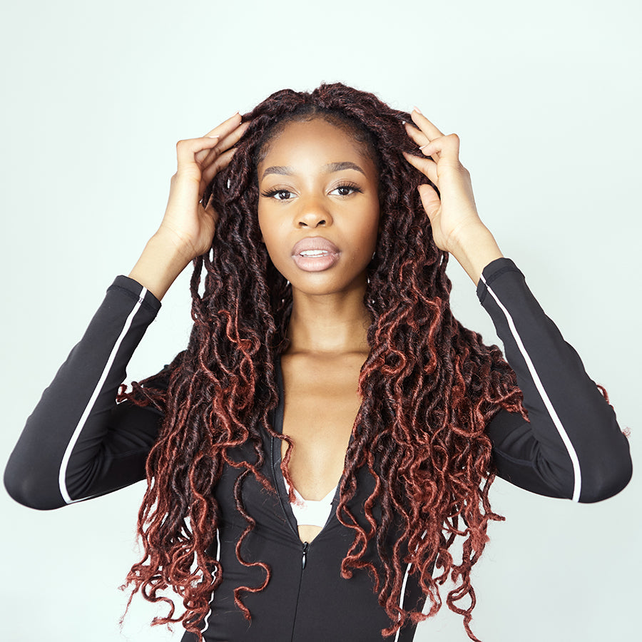 Boho Goddess Locs in Flames® 22"