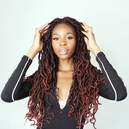 Boho Goddess Locs in Flames® 22"