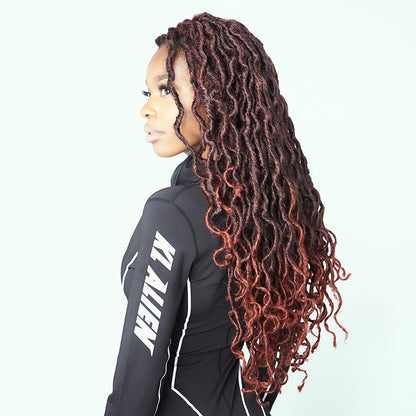 Boho Goddess Locs in Flames® 22"