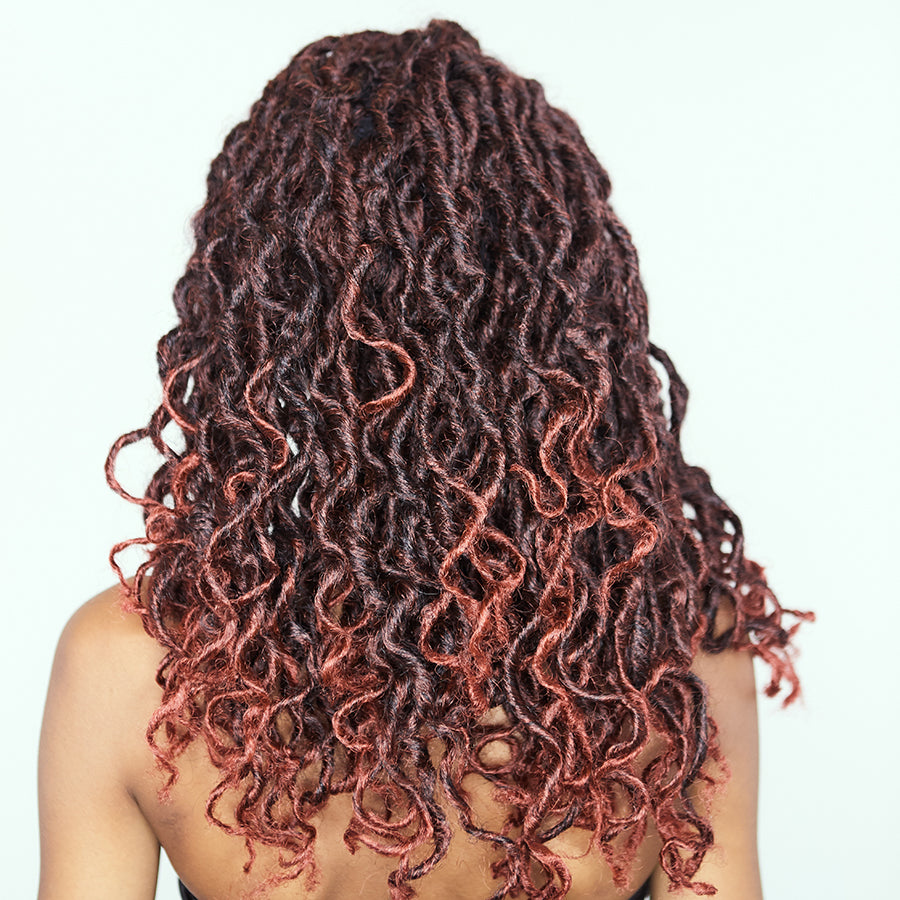 Boho Goddess Locs in Flames 14"
