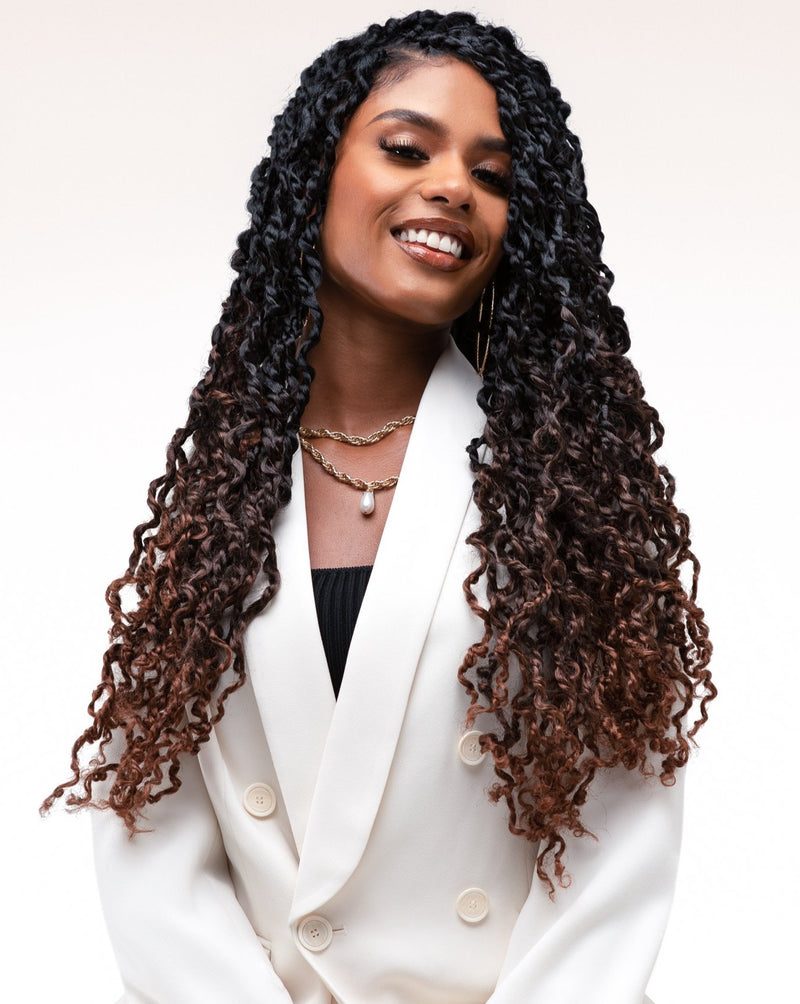 Boho Majesty Passion Twists in Bronde 18"®