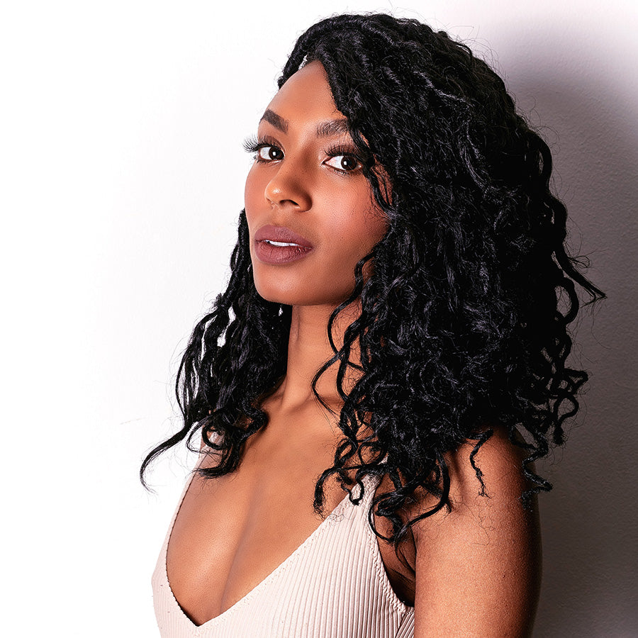 Boho Mermaid Locs in Midnight 14"®