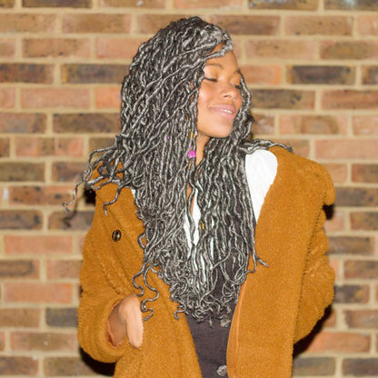 Boho Goddess Locs in Storm 22"®