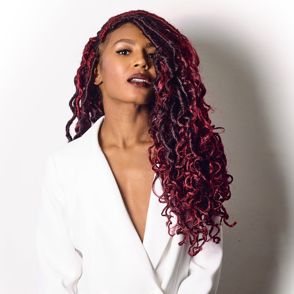 Ruby Red Locs Red Locs | Handmade, Natural-Looking Crochet Hair | Boho Locs