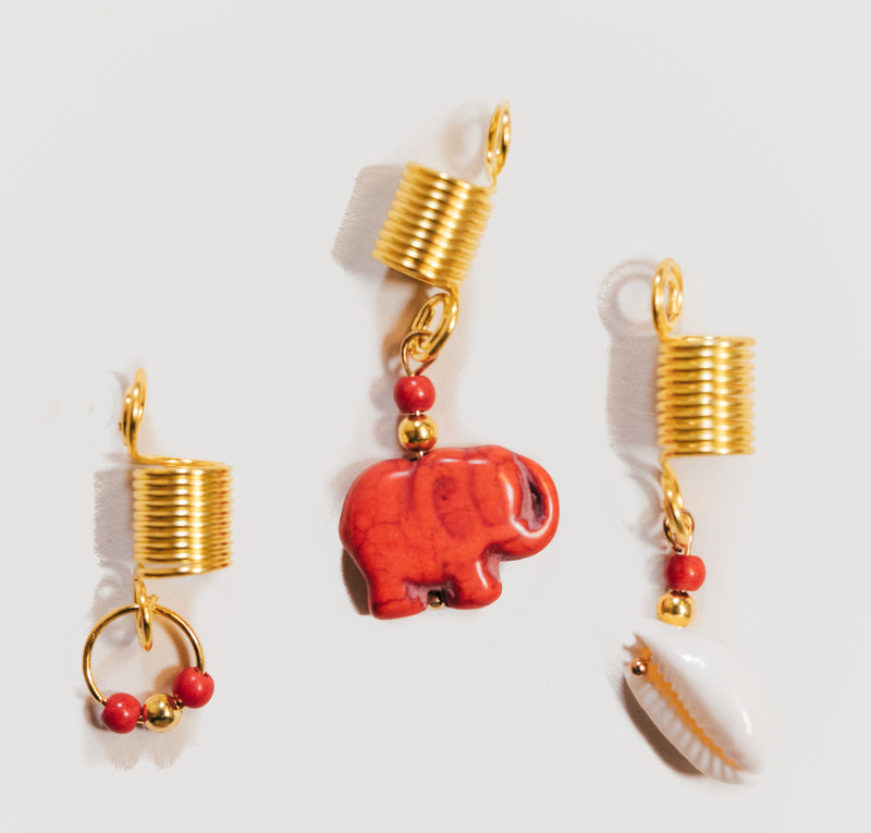 RED ELEPHANT JEWEL SET